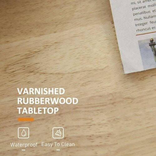 Wyld Haus Rubberwood Top Kitchen Island On Wheels With Cabinets Drawers Spice Rack And Shelves