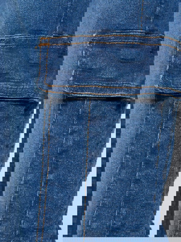 Crosshatch Kremtap Cargo Jeans Stone Wash