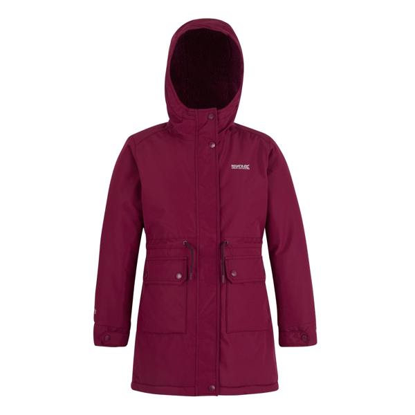 Regatta Childrens/Kids Valenta Waterproof Jacket - Dark Pimento - 