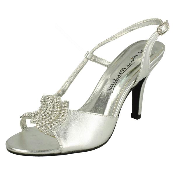Anne Michelle Ladies Anne Michelle Strappy Heeled Sandals