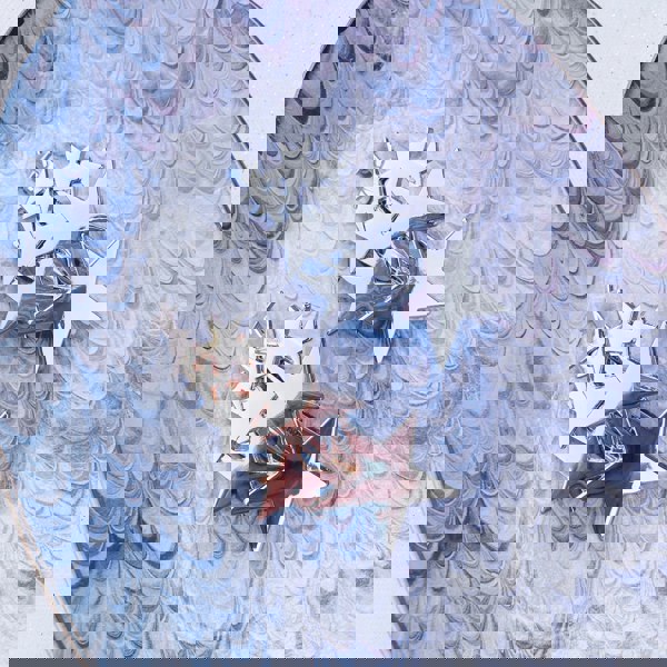 star hair clip silver and gold