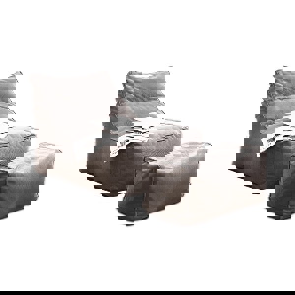 Andra Beanbag And Footstool-Weilai Concept-Grey-Weilai Concept