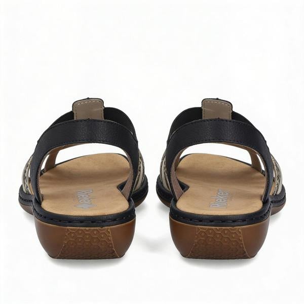 Rieker Rieker 65918-92 Womens Ankle Strap Sandals Multi