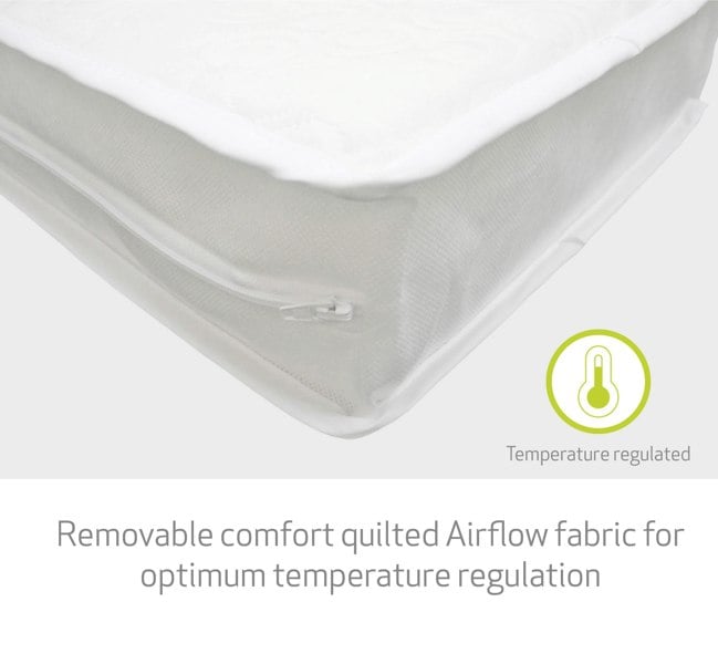 Removable comfort quilted mattress