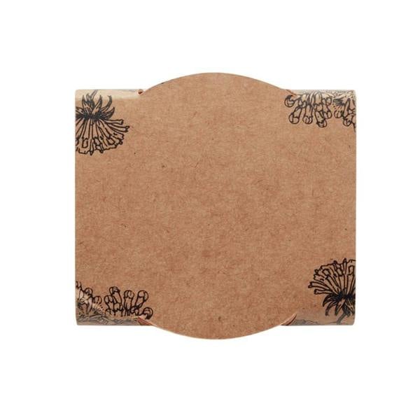 MidOcean Red Poppy Terracotta Seed Plant Pot - Wood