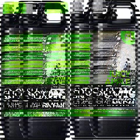 SnowPro Snow Foam Shampoo Car Wash Soap pH Neutral Vehicle Cleaning Detailing Pre Wash 10L Apple Fragrance