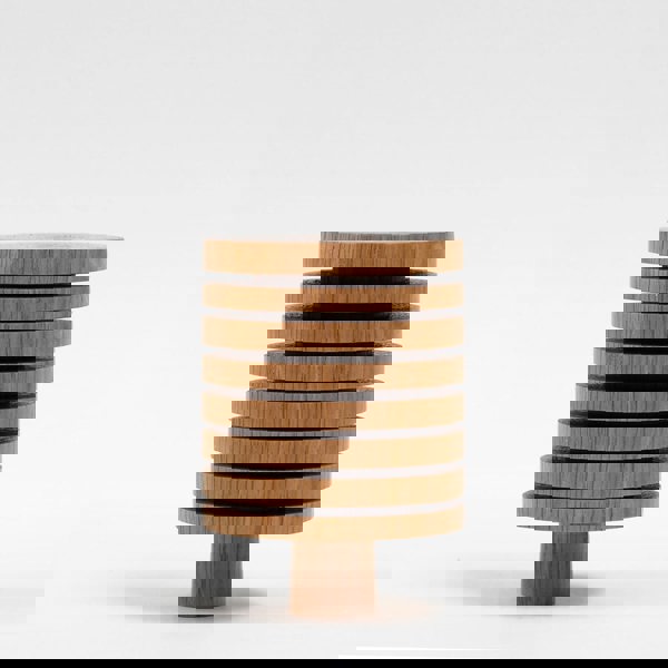 The Arboretum Handmade Wooden Stack Ornament