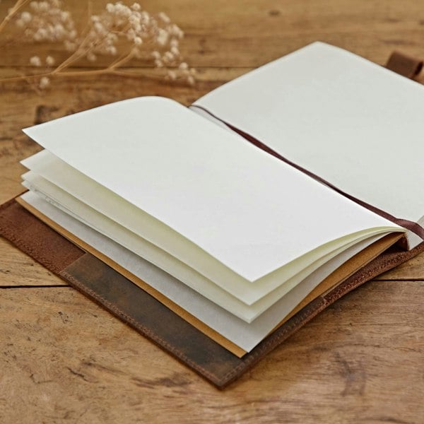Paper High Tree of Life Buffalo Leather Refillable Journal