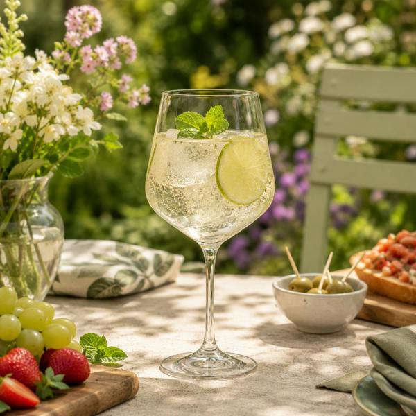 Diamante Crystal Spritz Glasses - Set of 2