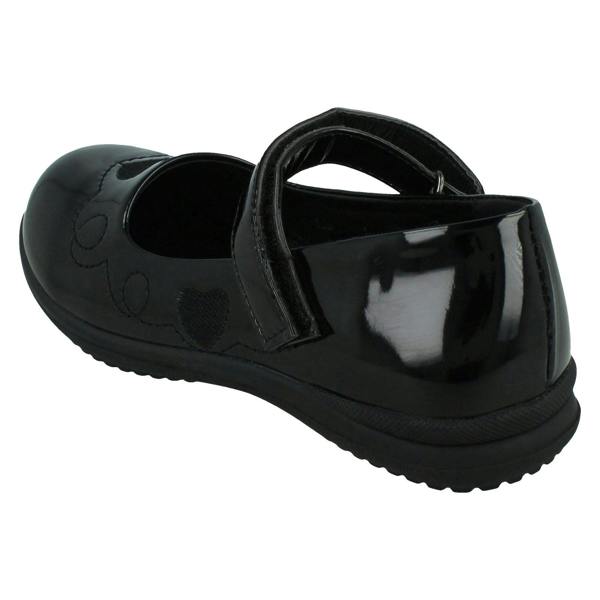 Spot On Girls Spot On Patent School Shoes H2661