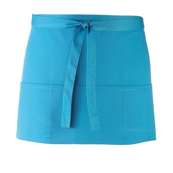 Premier Colours 3 Pocket Short Apron - Turquoise