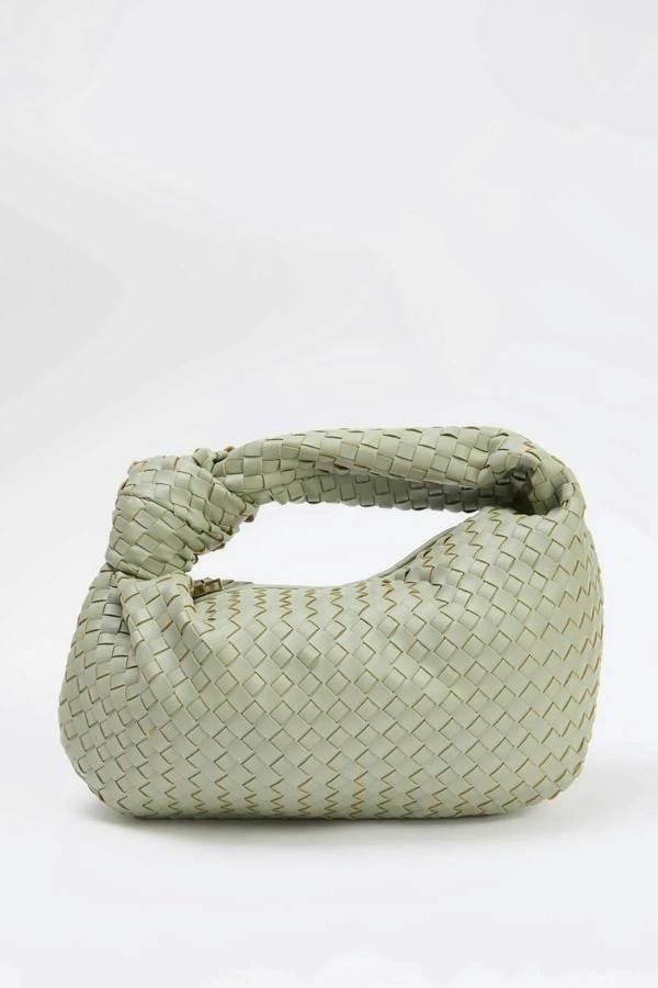 WOVCOR Women's Mini Shoulder Bag with Knitted Details