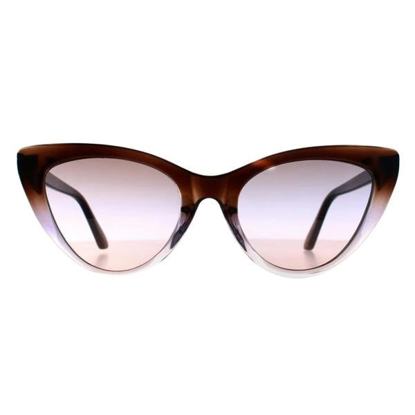 Guess Sunglasses GF6147 92B Brown Purple Fade Gradient Smoke