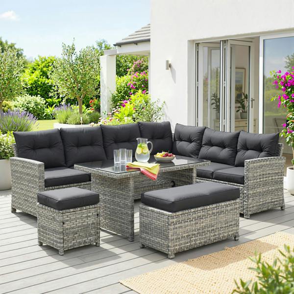 Rattan Sofa Set