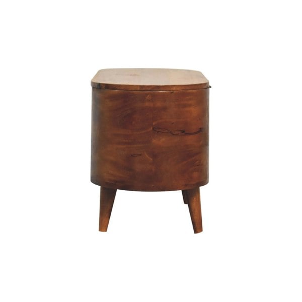 Artisan Furniture Chestnut Rounded Lid up Blanket Box