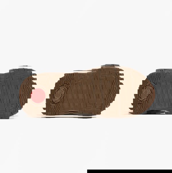 FitFlop F-MODE TEDDY-COLLAR WARM SUEDE Womens Suede Booties Desert Tan