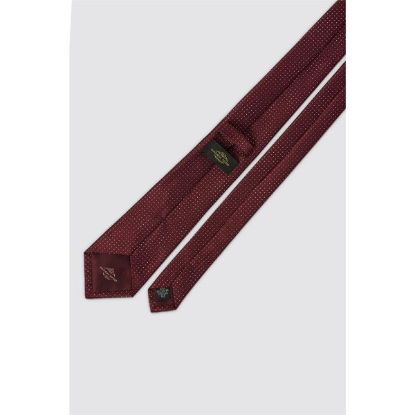 Antique Rogue Burgundy Ellipse Geo Tie