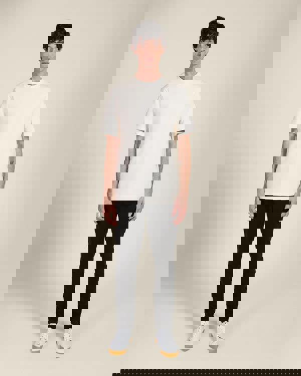 Larsson & Co Heavy T-Shirt With Ribbed Details