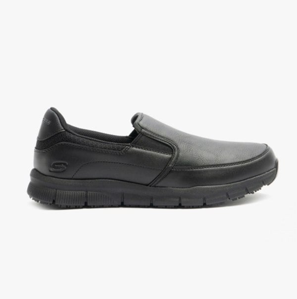 Skechers Work Skechers Work 77157EC NAMPA - GROTON SR Mens Occupational Trainers Black