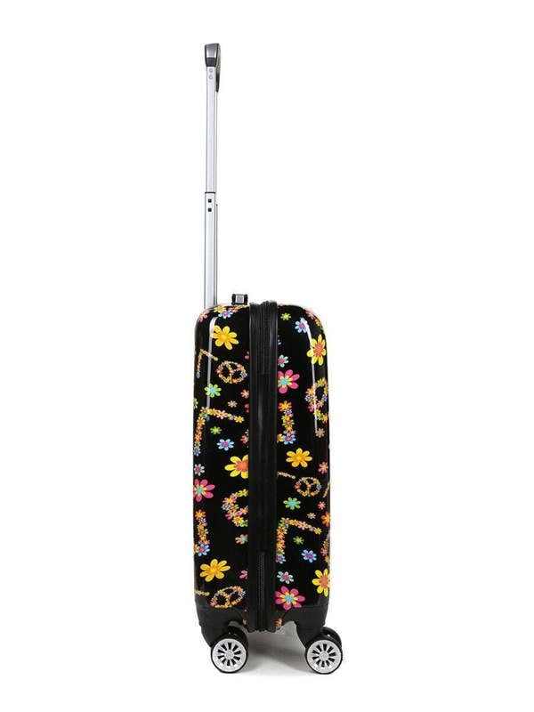 Snowball Hard Shell Printed Dual 4 Wheel Luggage Suitcase