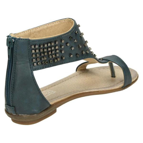 Spot On Girls Spot On Toepost Studded Gladiator Sandal