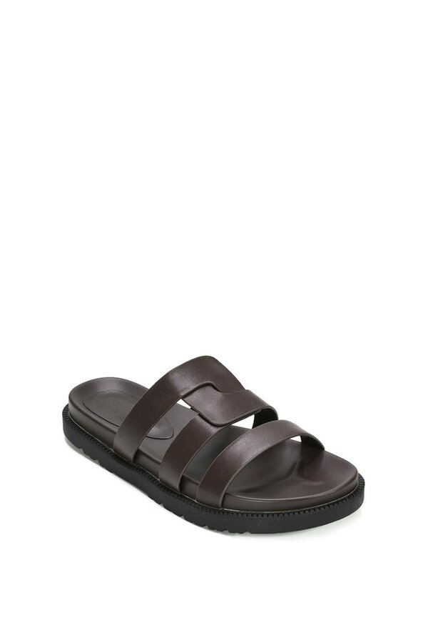 XY LONDON Flat Slider Sandals With Comfortable Footbed