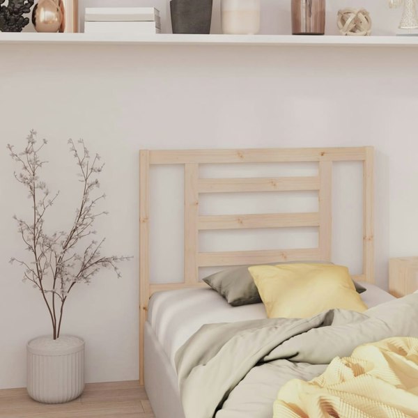 Berkfield Bed Headboard 96x4x100 cm Solid Wood Pine
