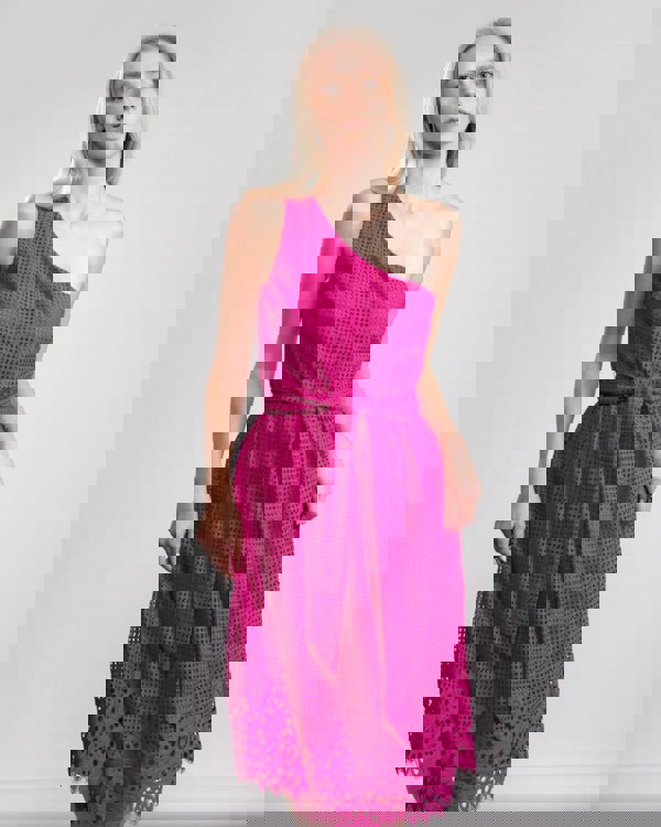 Tommy Hilfiger Womens Oc Helena Shoulder Dress WW0WW25623597