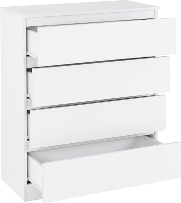 Seconique Malvern 4 Piece Bedroom Set with 3 Door Triple Wardrobe