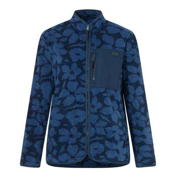Regatta Womens/Ladies Frankie Shadow Flower Full Zip Fleece Jacket - Navy - 