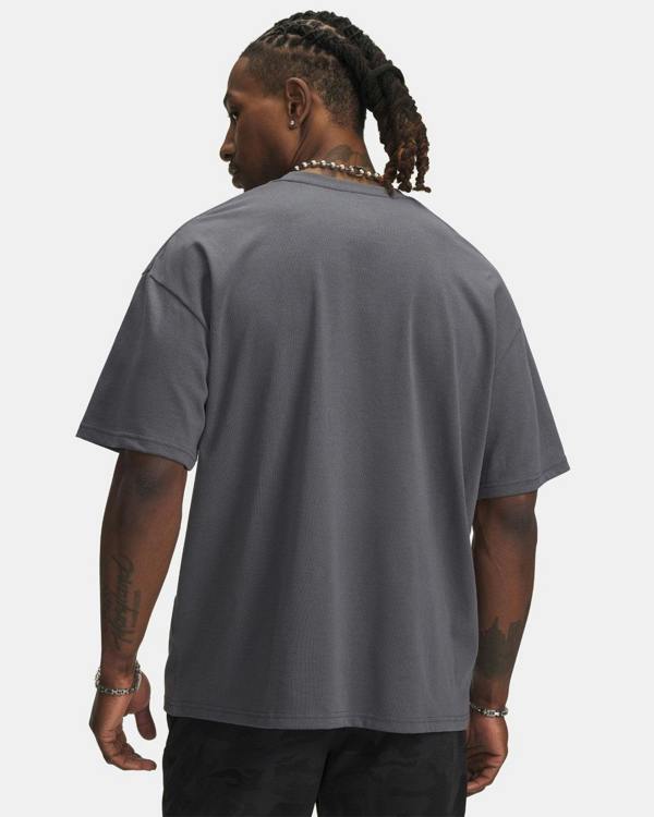Under Armour UA Mens Heavyweight T Shirt Grey 6005150