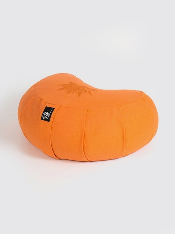 Yoga Studio Crescent Lotus Organic Zafu Buckwheat Cushion