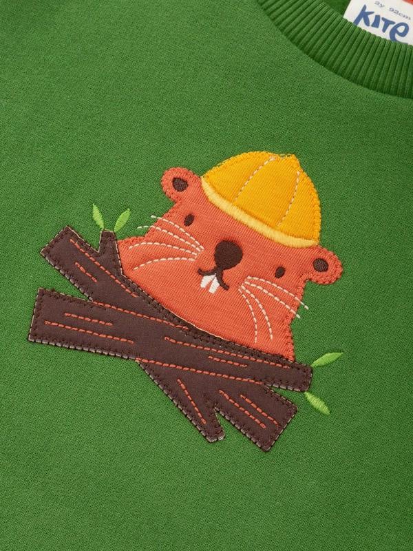 Kite Boys Organic Busy Beaver Sweatshirt