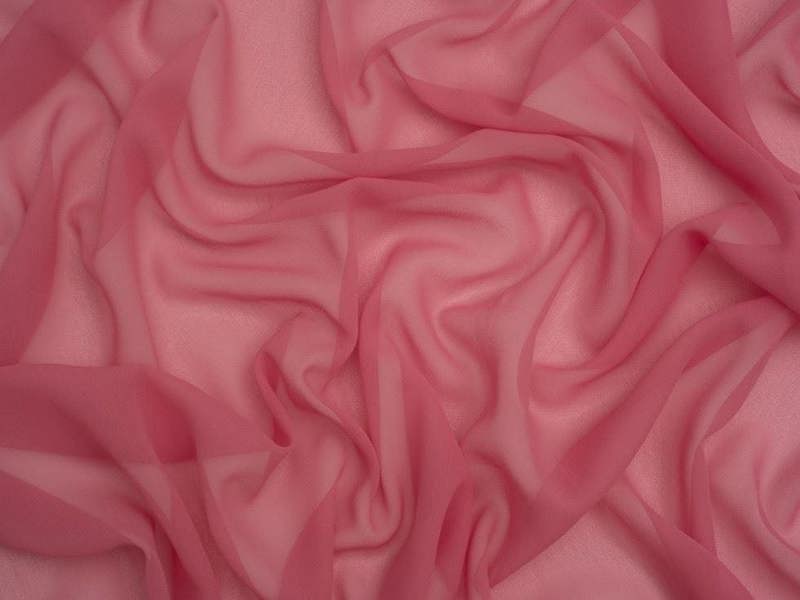 Minerva Core Range Minerva Light Sheer Chiffon Fabric - Plain Design Dressmaking Fabric, 110 cm / 44" Wide - per metre