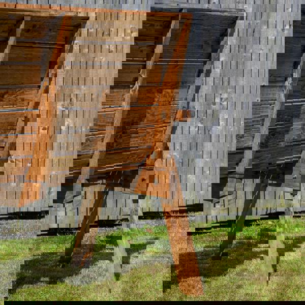 Samuel Alexander Charles Taylor Hand Made Traditional 3 Seater Chunky Rustic Wooden Garden Bench Furniture