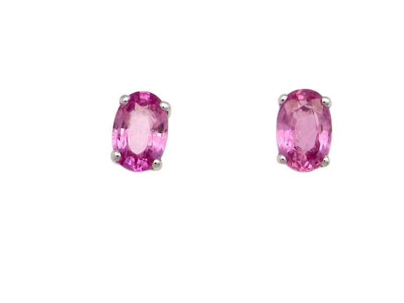 A fine pair of Pink Sapphire earrings