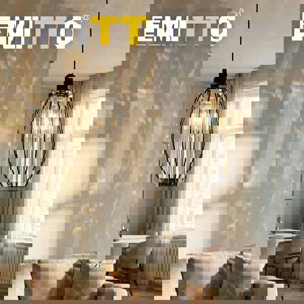 Emitto Crystal Ceiling Light Shade Pendant Lamp Shade Table Floor Lamps Black