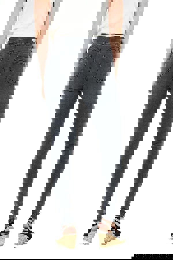 Smart Living Women's Stylish Skinny Fit Denim Jeggings with Pockets - Trendy & Comfy - Grey