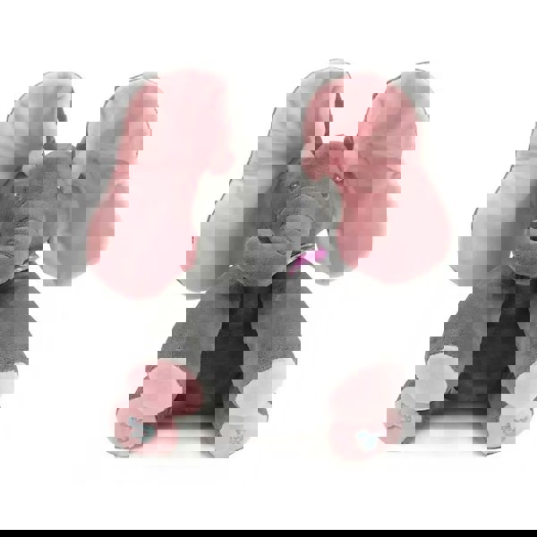 Dragodirect Interactive Musical Elephant Plush 30cm Peek-A-Boo Stuffed Toy for Kids