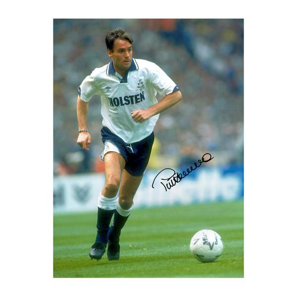 Pat Van Den Hauwe Signed Tottenham Hotspur 16x12 Photo