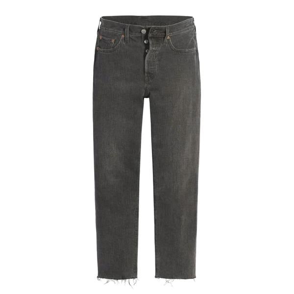 Levis Womens/Ladies Get Off My Cloud Crop Jeans - Black - 