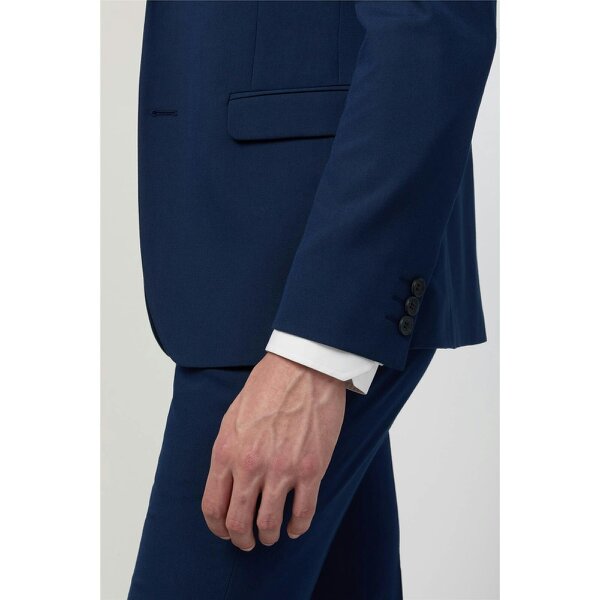 Limehaus Skinny Fit Blue Stretch Jacket