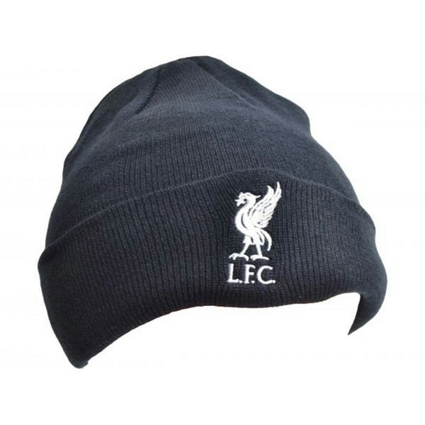 Liverpool FC Unisex Adult Bronx Knitted Beanie - Navy