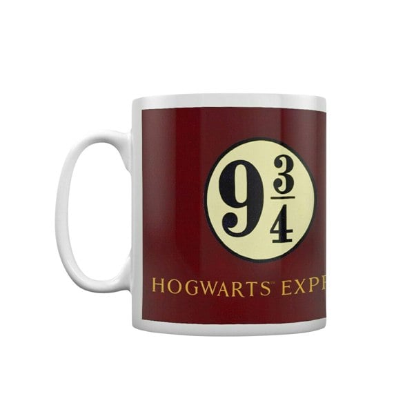 Harry Potter Platform 9 3/4 Mug - Burgundy/Cream/Black