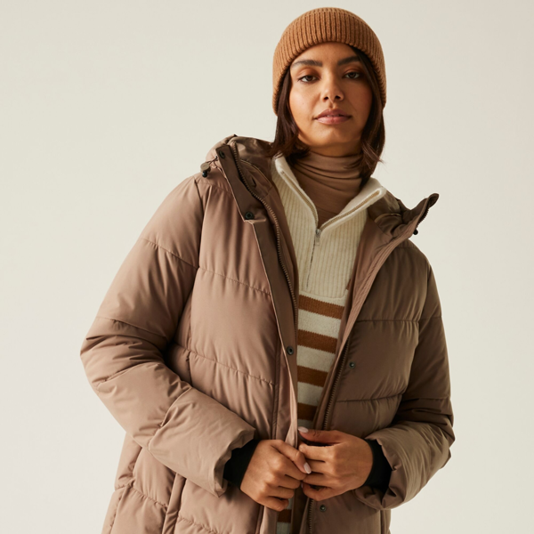 Regatta Womens Eloria Padded Jacket - Mocha