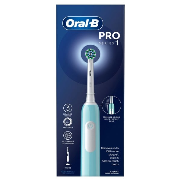 Oral-B Pro Series 1 Electric Toothbrush, Designed By Braun - Blue