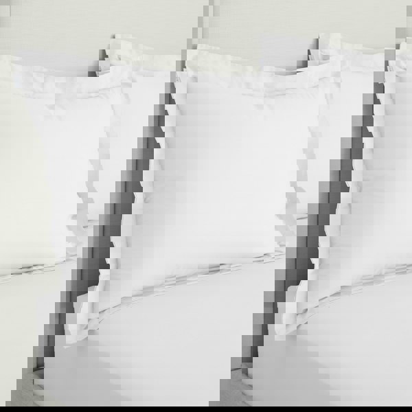 Bianca 200 Thread Count Cotton Percale Oxford Pillowcase Pair