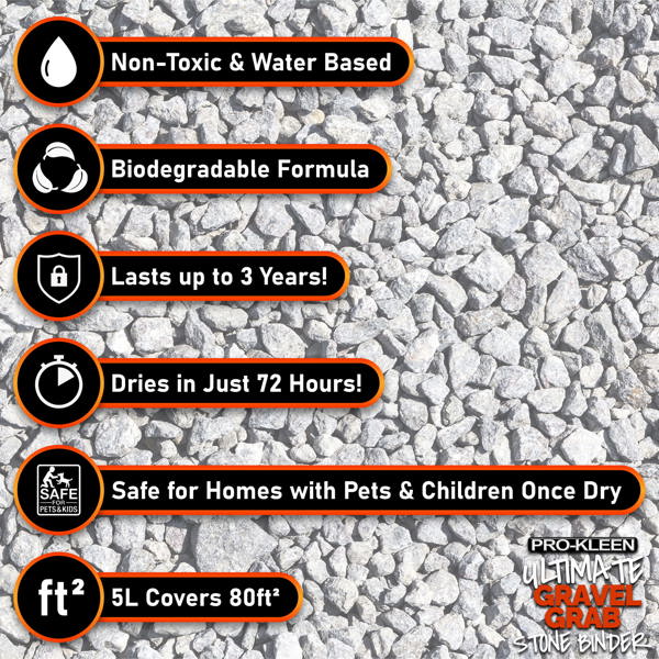 ProKleen Pro-Kleen Ultimate Gravel Grab Works on Gravel, Stone, Slate and Mulch 20L