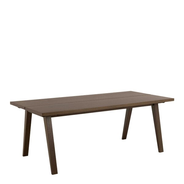 Wyld Haus Jyvaskyla 286cm 8 Seater Dark Oak Wood Rectangle Extendable Dining Table