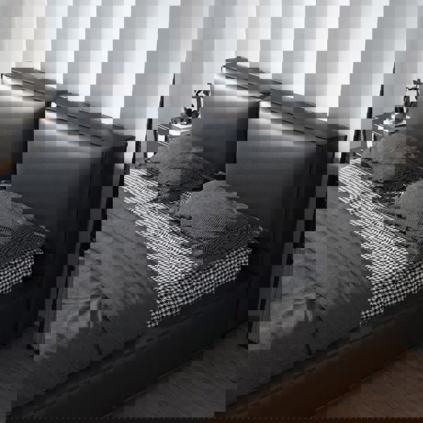 Vanessa King Size / Super King Size Bed, Black-Weilai Concept-Weilai Concept